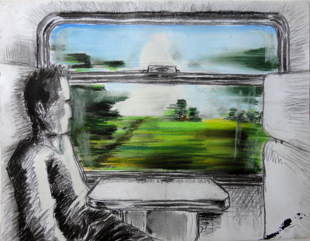 Charcoal-Train 